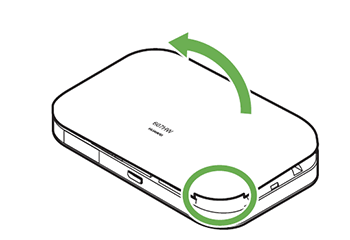 Pocket Wifi 607hw Usimカードの装着方法を教えてください よくあるご質問 Faq Y Mobile 格安sim スマホはワイモバイルで