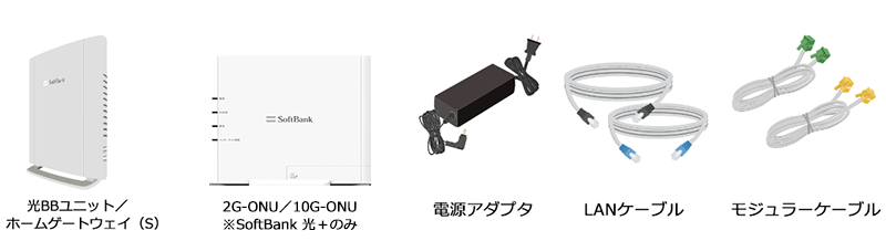 SoftBank光/SoftBank 光+の返却物