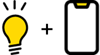 電球スマホアイコン